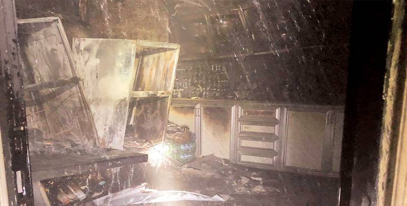 حريق التهم منزلًا