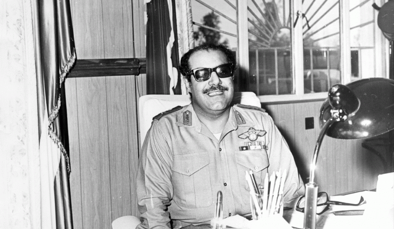 1973 12 25 رئيس أركان الجيش الكويتي اللواء مبارك الصباح يعلن عن توجه قوات كويتية لواء الجهراء إلى سوريا